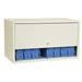 Omnimed Cubbie File Office Storage Rack (Beige 8 Capacity) With Locking Panel