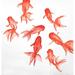 RED FISHES Poster Print by Atelier B Art Studio (24 x 24)