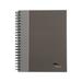 Royale Wirebound Business Notebook College Black/Gray 8.25 x 5.88 96 Sheets