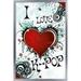 I Love K-POP Wall Poster 22.375 x 34 Framed