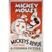 24x36in Poster Mickey s Revue (1931) Vintage Disney posters