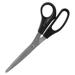 Sparco 8 Bent Multipurpose Scissors - 8 Overall Length - Bent - Stainless Steel - Black - 2 / Pack | Bundle of 5