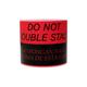 5 x 3 Do Not Double Stack (English/Spanish) Stickers Labels for Handling Instructions (4 Rolls / Red-Black)