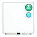 Matrix Magnetic Boards Painted Steel 16 X 16 White Aluminum Frame | Bundle of 5 Each