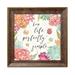 Gango Home Decor Contemporary Floral Fashion VI by Anne Tavoletti (Ready to Hang); One 12x12in Gold Trim Framed Print