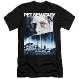 Pet Sematary Poster Art Premium Adult 30/1 T-Shirt Black