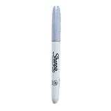 Sharpie Metallic Permanent Marker Fine Point Silver 12/Pack (19365-PK12)