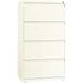 Scranton & Co 30 4-Drawer Modern Metal Lateral File Cabinet in Off White