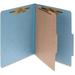 Acco Pressboard 4-Part Classification Folders 2 Folder Capacity - Legal - 8 1/2 x 14 Sheet Size - 4 Fastener(s) - 1 Fastener Capacity - 1 Divider(s) - 4 pt. Folder Thickness - Pressboard Tyvek -