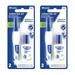 BAZIC Correction Fluid White Out Bristle Brush & Metal Tip (2/Pack) 2-Packs