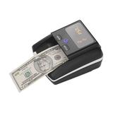 Htovila Portable Small Banknote Bill Detector Denomination Value Counter /MG/IR Detection with Battery Counterfeit Fake Money Currency Cash Checker Tester Machine for USD EURO