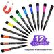 12 Colours Whiteboard Pens Whiteboard Markers Markers Erasable Dry Wipe Markers White Board Pens Kids White Board Markers for School Lectures and Office Accessories