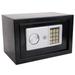 GoDecor Mini Wall-in Style Electronic Steel Safe Box Safes Black Keypad and Key Lock