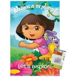 Nickelodeon Dora The Explorer - Explore Wall Poster with Push Pins 14.725 x 22.375