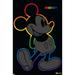 Disney Mickey Mouse - Rainbow Outline Wall Poster 14.725 x 22.375