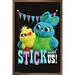 Disney Pixar Toy Story 4 - Stick With Us Wall Poster 22.375 x 34 Framed