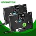 GREENCYCLE 2PK TZ-335 Compatible for Brother P-touch White on Black 12mm TZ TZe TZe-335 TZe335 TZ335 Laminated Label Tape use in PT-P700 PT-P750W PT-D210 PT-D400 PT-D600 Label Maker