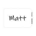 C-Line Self-Adhesive Name Badges 3.5 x 2.25 White 100/Box