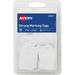 Avery Paper String Tags White White String 1-3/4 x 1-3/32 Handwrite 100 Tags (16732)