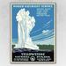 HomeRoots 18 x 24 in. Yellowstone National Park C1938 Vintage Travel Poster Wall Art Multi Color