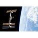 November 5 2007 - The International Space Station backdropped by the blackness of space and Earth s horizon Poster Print (33 x 22)