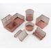 Yapicoco Desk Organizer Set Office Supplies Caddy Desk Accessories Set Includes Pen Pencil Cup Holder Pen Organizer Mail Organizer Sticky Notes Holder Business Card Stand Paper Clip Holder