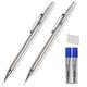 Mr. Pen- Mechanical Pencils 0.5 Pack of 2 Metal Mechanical Pencil with Lead and Eraser Drafting Pencil Drawing Pencil Mechanical Pencil 0.5 Mechanical Pencils Artist Mechanical Pencils 0.5mm