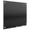 Quartet Infinity Glass Magnetic Dry-Erase Board 48 x 36 (4 x 3 ) Black Surface