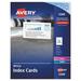 Avery Dennison 5388 Laser/Inkjet Index Card