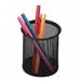 CFXNMZGR Pencil Barrel Cylinder Circular Grid Desktop Pencil Multifunction Sundry Creative Iron Study Office Stationery