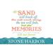 Stone Harbor New Jersey Beach Memories Last Forever (36x54 Giclee Gallery Art Print Vivid Textured Wall Decor)