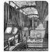 Pullman Car 1869. /Nthe Pullman Sleeper Car Of The Union Pacific Railway. Wood Engraving English 1869. Poster Print by (18 x 24)