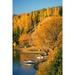 Boats and Autumn Colours Lake Dunstan Central Otago New Zealand Poster Print by David Wall (24 x 36)