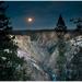 North Rim Moon Rising Poster Print by John Stalowy (12 x 12)