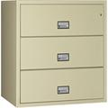 Phoenix Lateral 38 inch 3-Drawer Fireproof File Cabinet