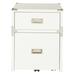 Wellington 2 Drawer File Cabinet in White Fully Assembled