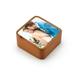 Natural Wood Tone Minimalist 18 Note Musical Photo Frame Paperweight - Many Songs to Choose - Could I Have This Dance