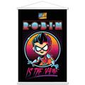 DC Comics Movie - Teen Titans Go! To The Movies - Robin Wall Poster with Wooden Magnetic Frame 22.375 x 34