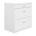 Space Solutions 30 Wide 3 Drawer Lateral File Cabinet for Home or Office Fits Letter and Legal Paper Sizes White