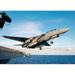 A F-14B Tomcat aircraft launches off the aircraft carrier USS Harry S Truman Poster Print by Stocktrek Images (17 x 11)