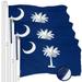 South Carolina South Carolina State Flag 3x5FT 3-Pack Embroidered Polyester By G128