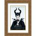 Maleficent 18x24 Double Matted Gold Ornate Framed Movie Poster Art Print