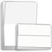 Hamilco White Cardstock Thick Paper 3 1/2 x 4 7/8 Blank Folded Small A1 Cards with Envelopes - Greeting RSVP Invitations Stationary - Heavy weight 80 lb Card Stock for Printer - 100 Pack