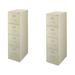 2500 Series 2 Piece Value Pack 4 Drawer Letter File Cabinet in Putty