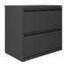 Hirsh 30 inch Wide 2 Drawer Lateral 101 File Cabinet for Home or Office Charcoal