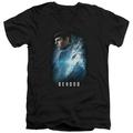 Star Trek Beyond Spock Poster Adult V-Neck 30/1 T-Shirt Black