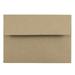 JAM 4Bar A1 Envelopes 3.6x5.1 Brown Kraft 250/Pack Brown Kraft Recycled