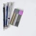 5 Pieces 3 Mechanical Pencil with 2 Cases Lead Refills Color and Black Refills for Draft Drawing Writing Crafting Art Sketching