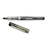 AbilityOne 7520015068494 SKILCRAFT Liquid Magnus Roller Ball Pen Stick Micro 0.5 mm Black Ink Clear/Black Barrel Dozen