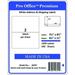 Wing Office Shipping Labels for Printers - Premium 1000 Half Sheet Self Adhesive - Ink Jet and Laser Printers White Made in USA 5.5 x 8.5 Inches Pack of 500 Same Size As 8126 and More